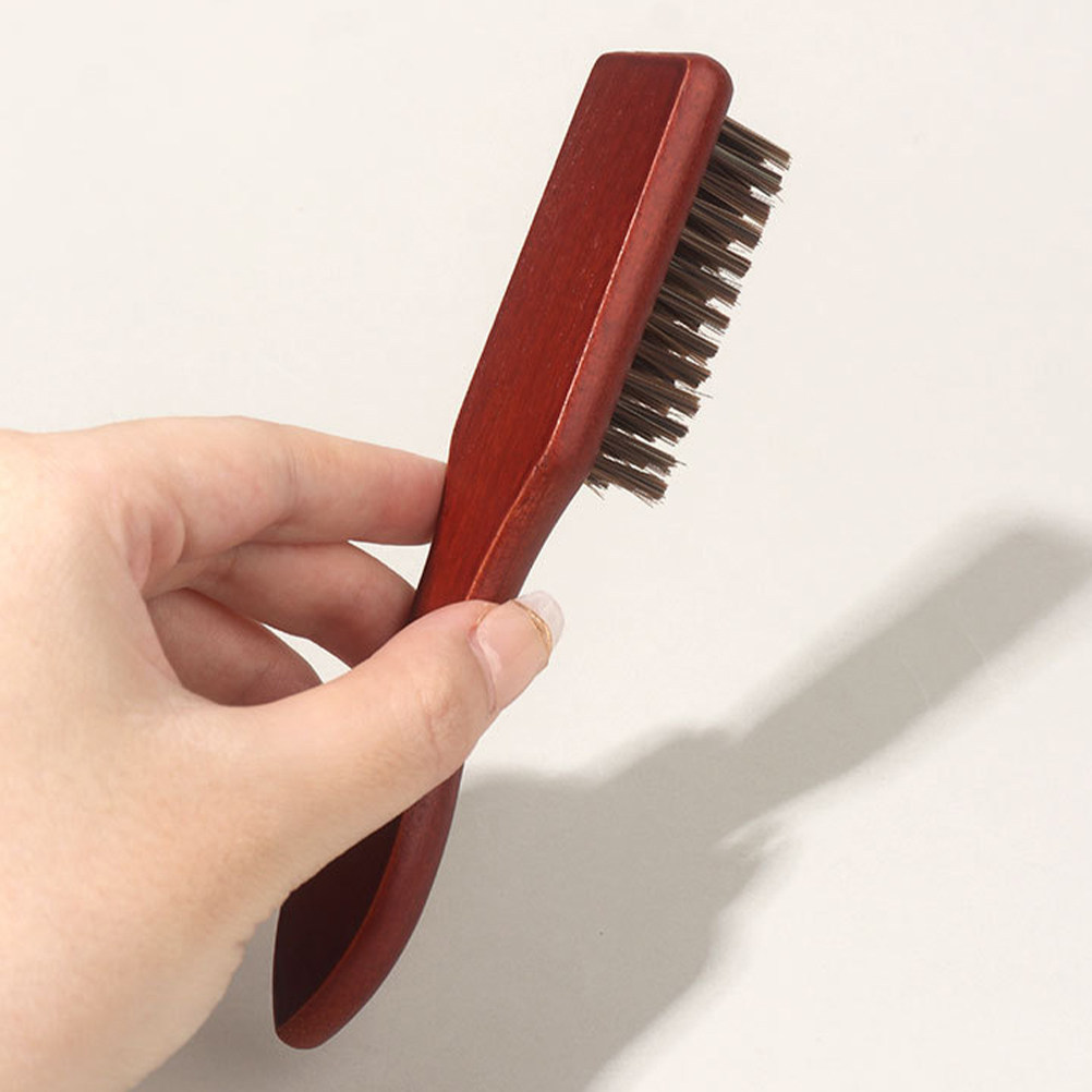 Men'S Grooming And Style - 2Pcs Beard Grooming Brush Wooden Brush