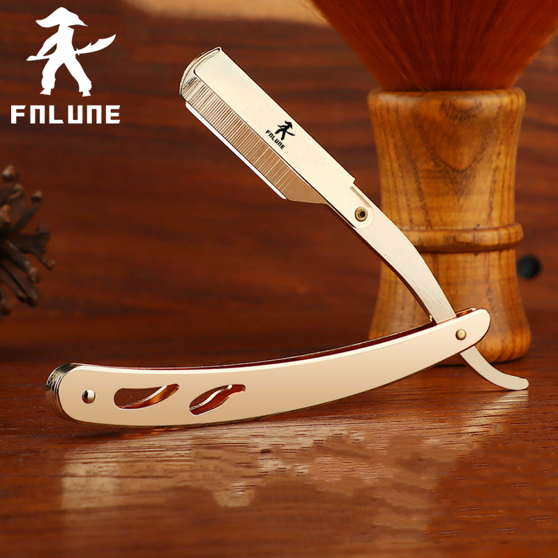 Straight Razor Safety - FnLune Men's Straight Hairdresser Razor Hair
