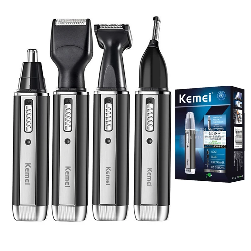 Men'S Grooming Nose And Ear - Kemei rechargeable electric all in one