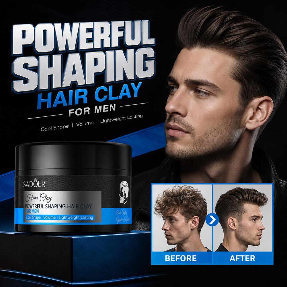 Men'S Grooming & Health Made Simple - Matte Hair Styling Clay Strong Hold