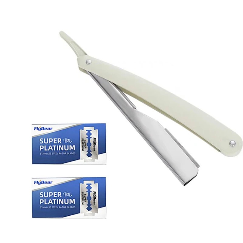 Straight Razor Safety - Professional Manual Shaver Straight Edge Stainless