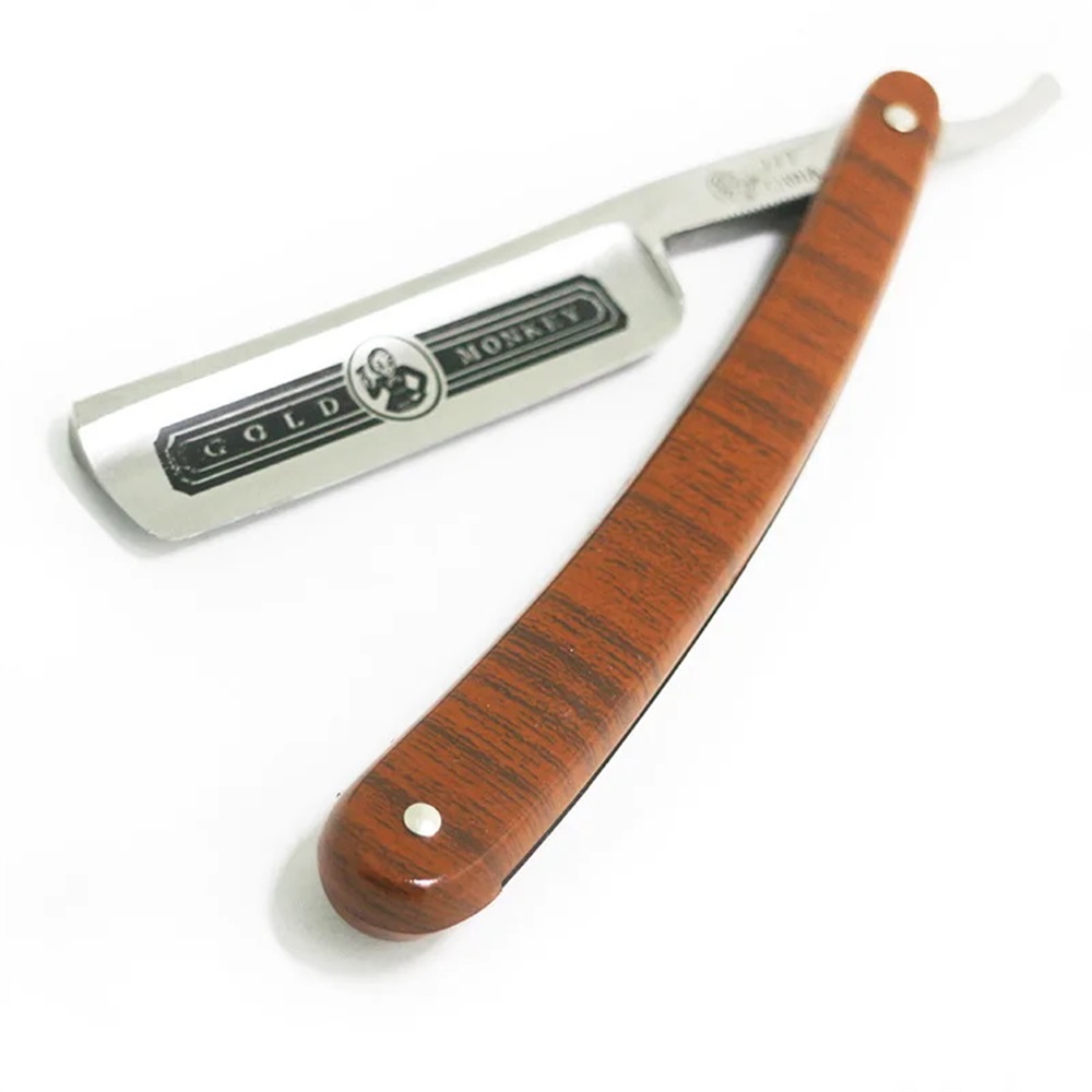 Straight Razor Safety - Straight Edge Barber Razor Shavette Open