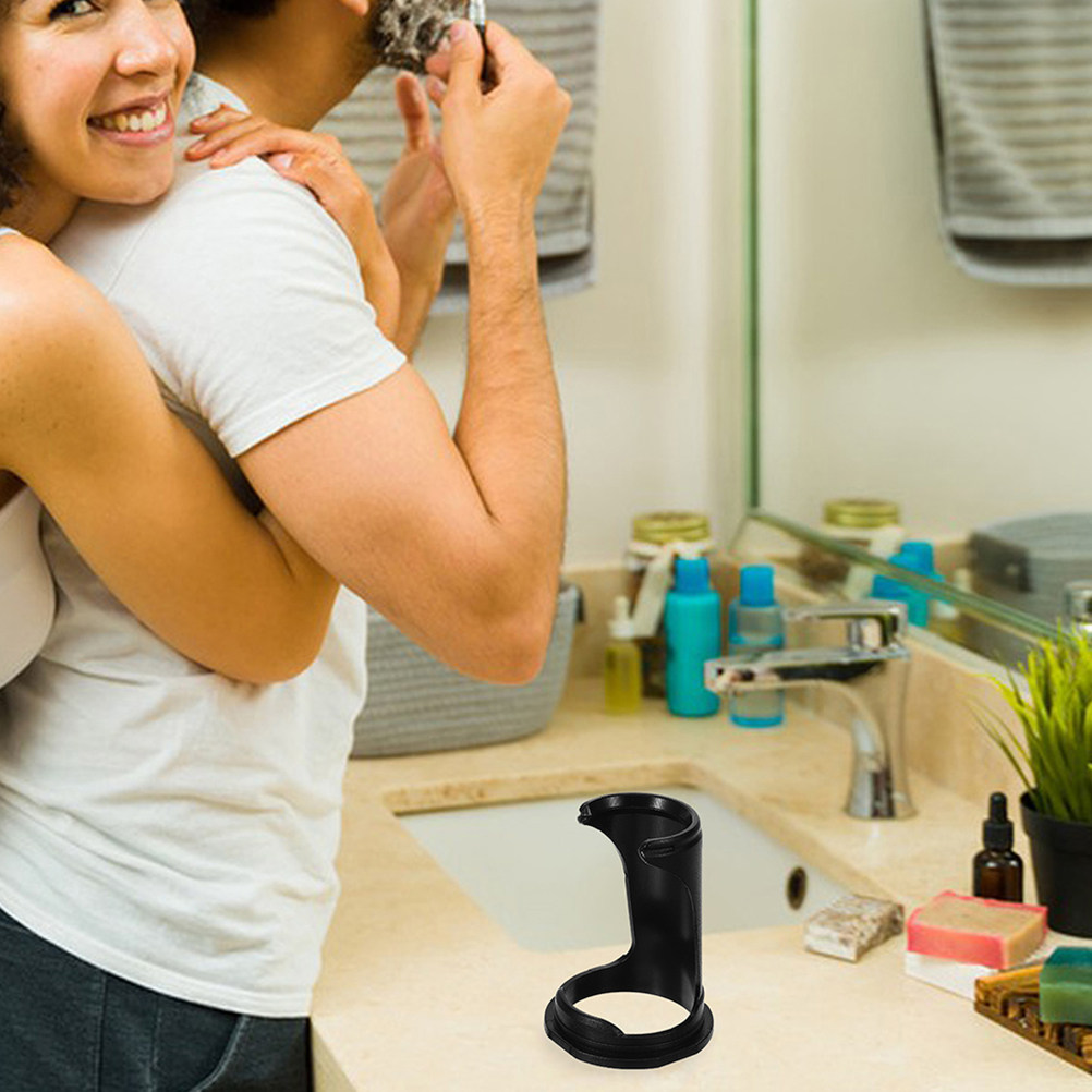 Men'S Grooming & Health Made Simple - 2Pcs Plastic Shaving Brush Holder for