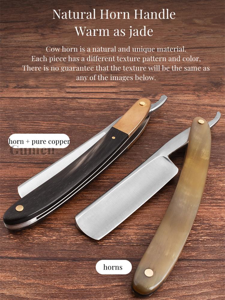 Straight Razor Safety - Japanese 440C Steel Straight Edge Sharp