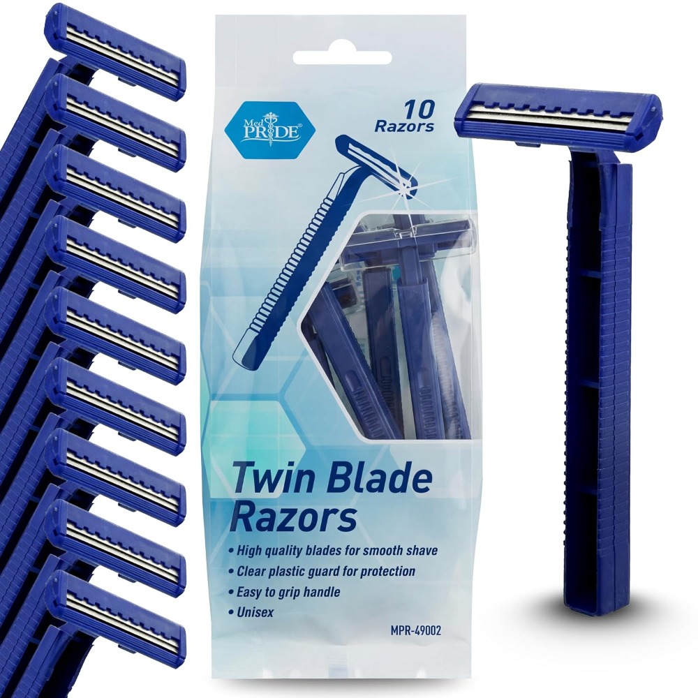 Men'S Grooming And Skin Care - Disposable Razors 10-Pack Twin Blades for