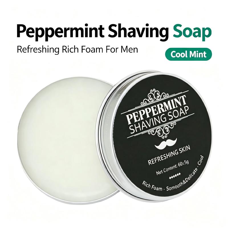 Men'S Grooming And Skin Care - Peppermint Shaving Soap 60g Men Shave
