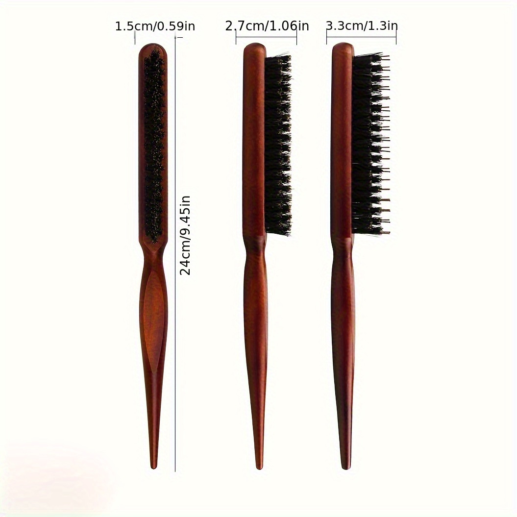 1Pc Anti Static Hair Comb with - Men'S Grooming And Style 评论和价格