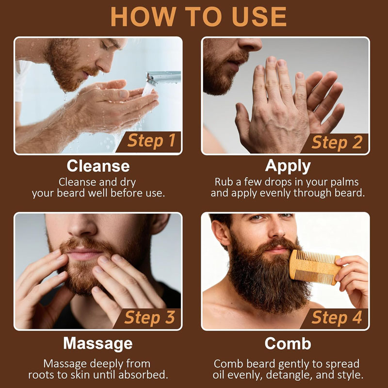 Men's Beard Oil Set for Groomi - Men'S Grooming And Skin Care 评论和价格