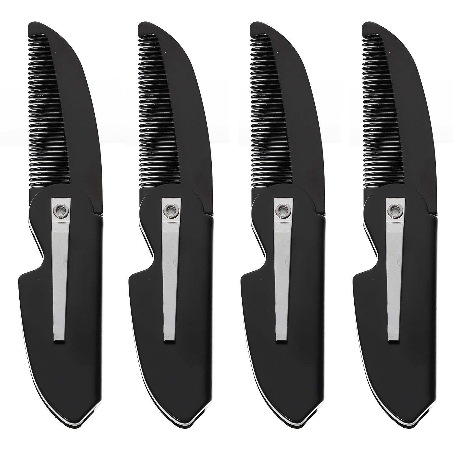 4Pcs Folding Beard Comb for Me - Men'S Grooming And Style 评论和价格