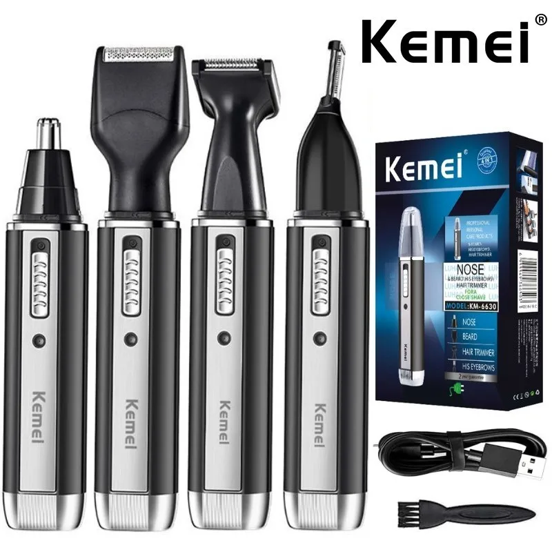 Kemei 4 in 1 trimmer for men E - Men'S Grooming Nose And Ear 评论和价格