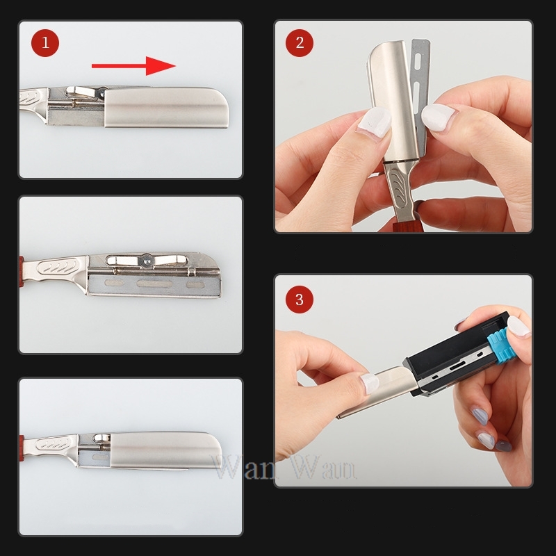 Wooden Beard Trimmer Retro Man - Straight Razor Safety 评论和价格