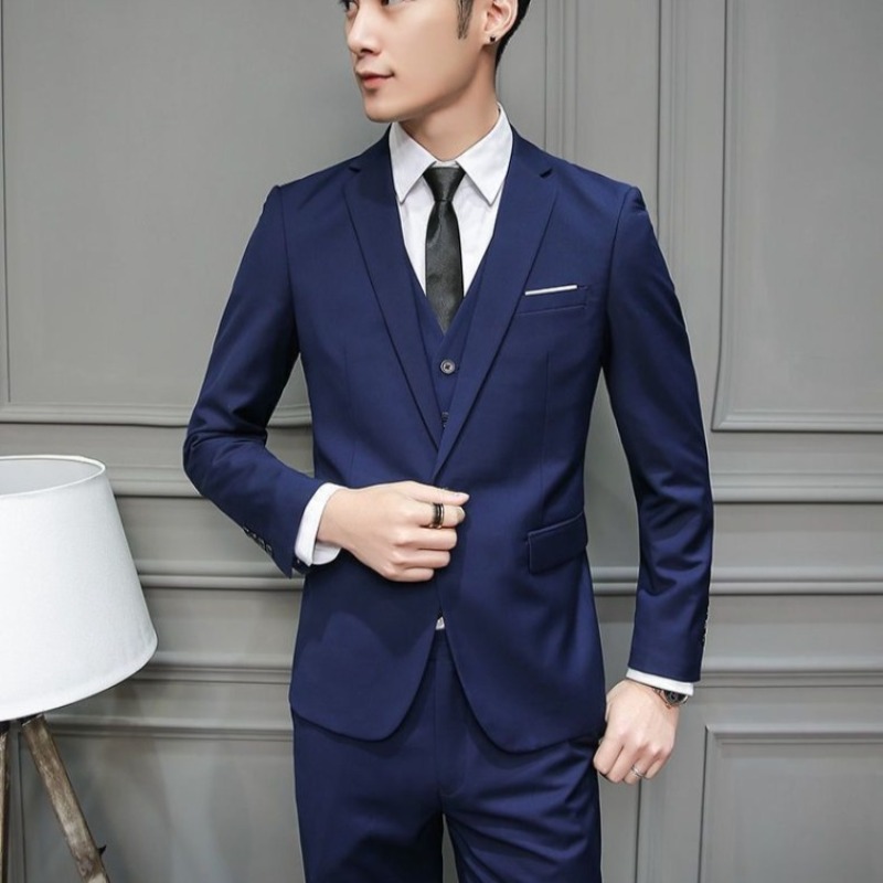 Men Suit 3 Piece Set Slim Fit  - Men'S Grooming And Style 评论和价格