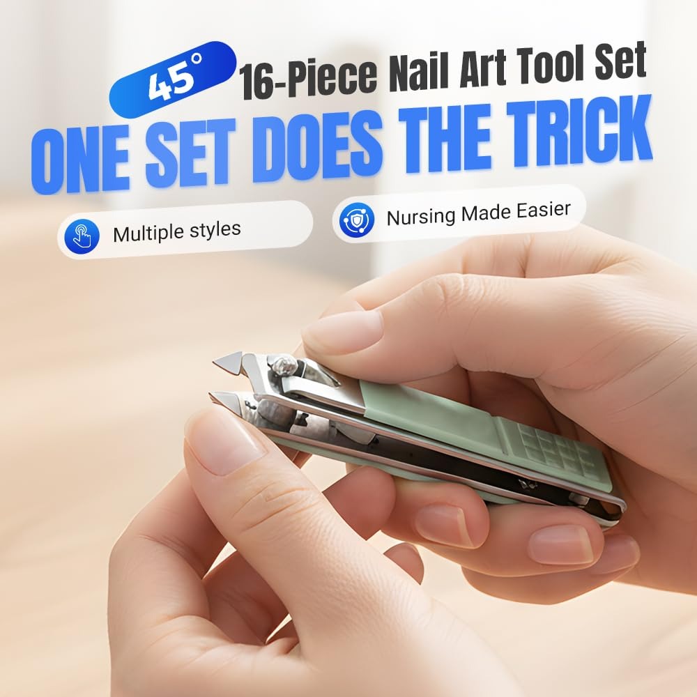 Manicure Set Professional, Nai - Mens Grooming Kit Luxury 评论和价格