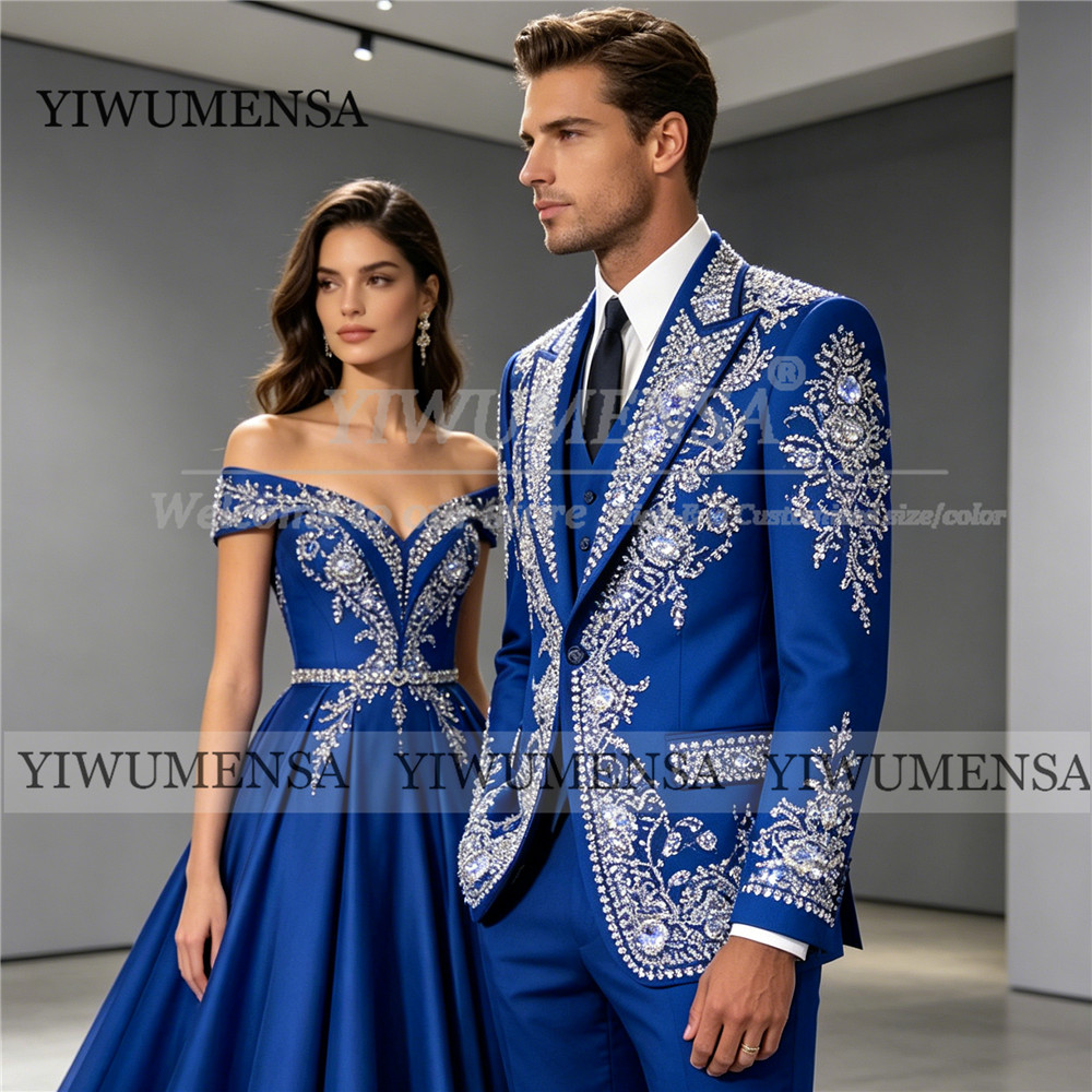 Luxury Sliver Crystal Beaded M - Men'S Grooming And Style 评论和价格