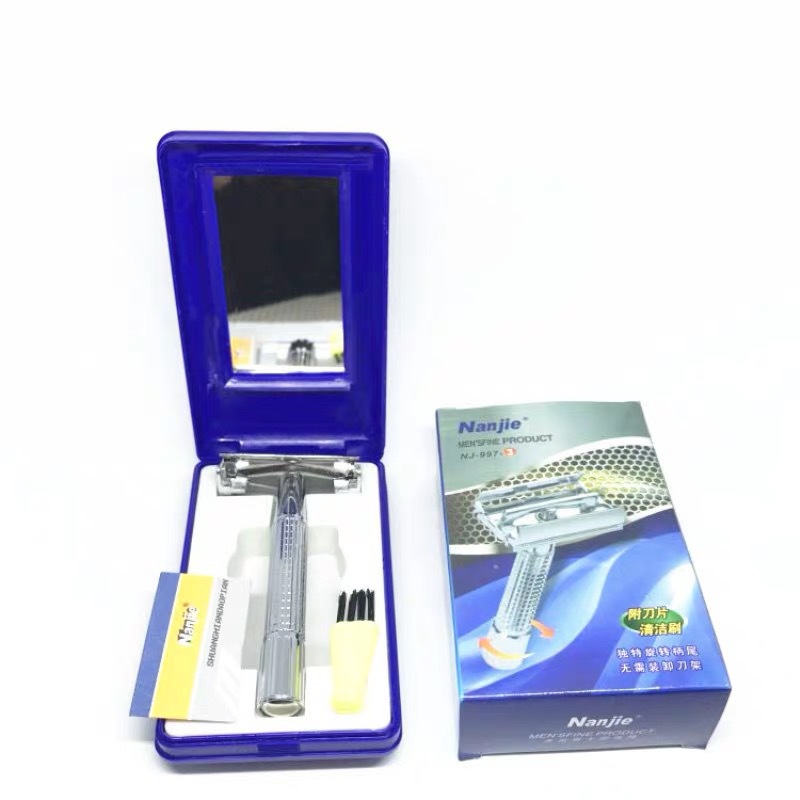 Manual Razor Handle Plated Dou - Straight Razor Safety 评论和价格