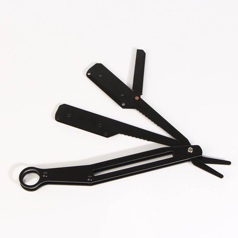 1Pc Men's Folding Barber Razor - Straight Razor Safety 评论和价格