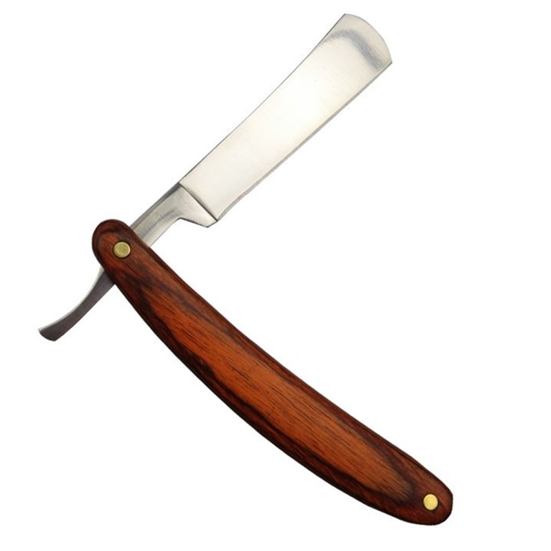 Vintage Wood Handle Straight E - Straight Razor Safety 评论和价格