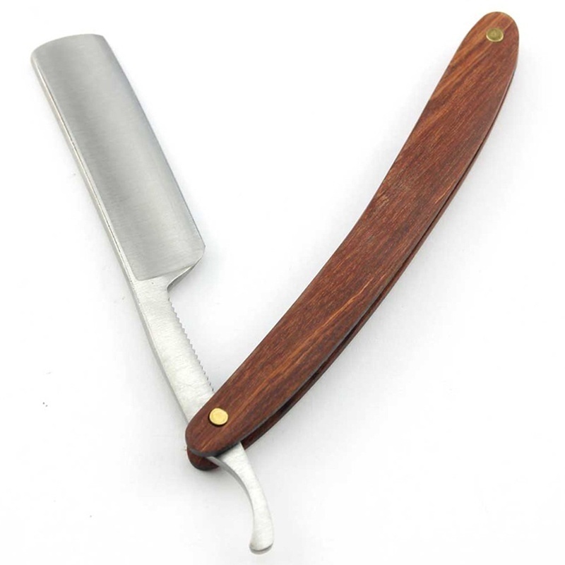 Vintage Wood Handle Straight E - Straight Razor Safety 评论和价格