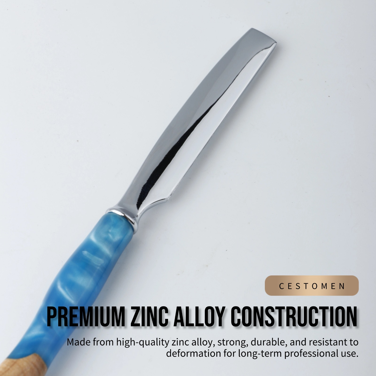 1Pcs Pro Resin Wood Handle Bar - Straight Razor Safety 评论和价格