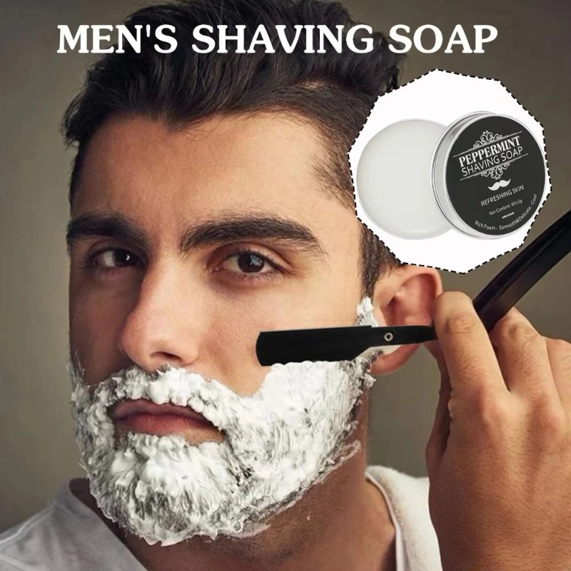 Peppermint Shaving Soap 60g Me - Men'S Grooming And Skin Care 评论和价格