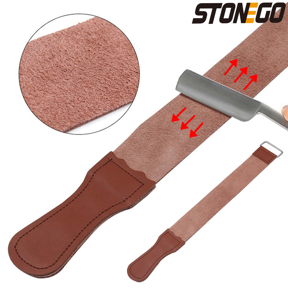 STONEGO Leather Strop Strap Ba - Straight Razor Safety 评论和价格