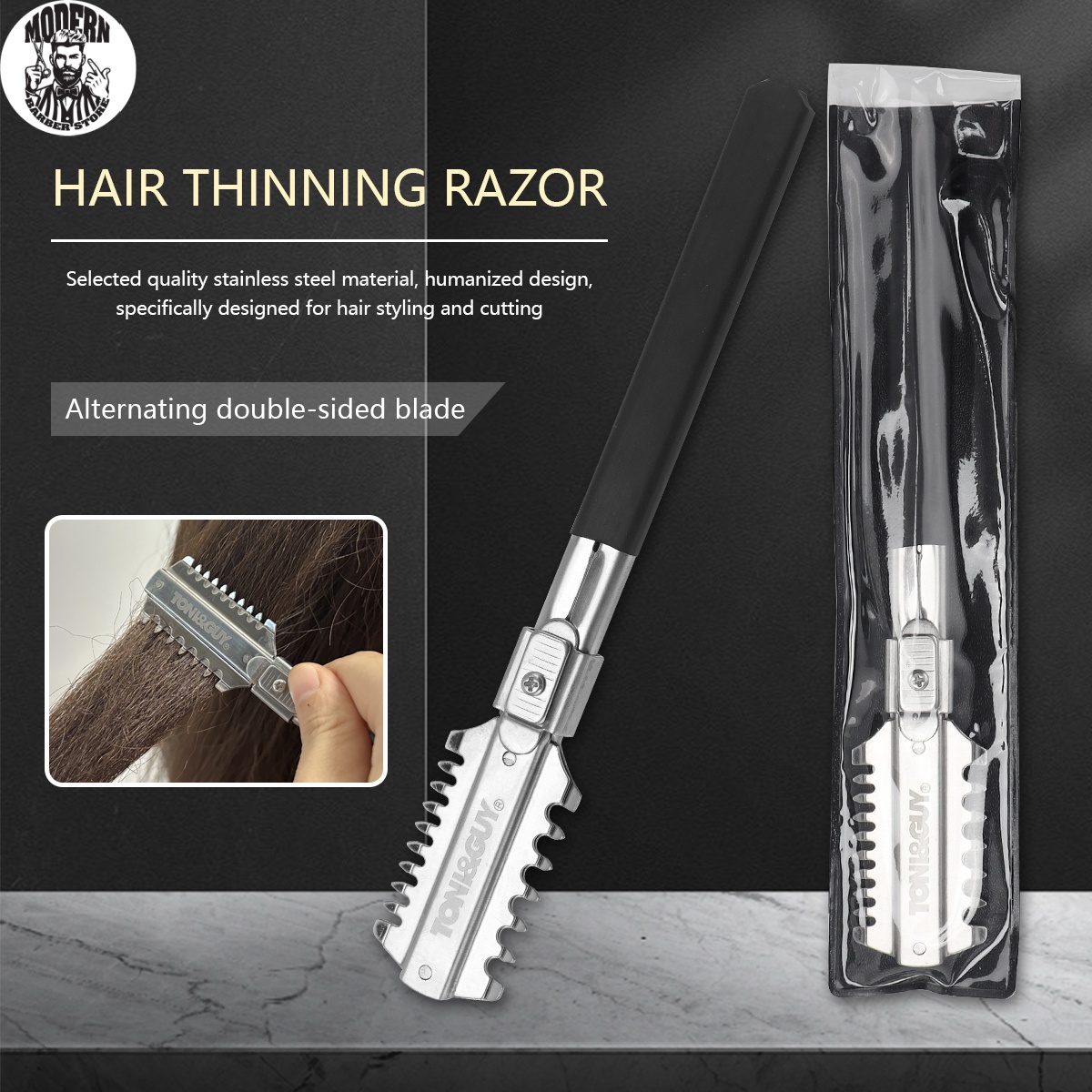 Salon Double-Edge Shaving Hair - Grooming Men'S Hair 评论和价格
