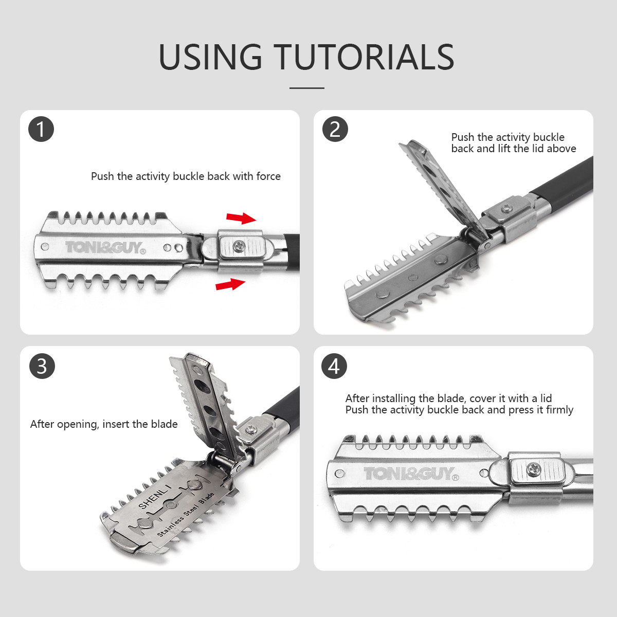 Salon Double-Edge Shaving Hair - Grooming Men'S Hair 评论和价格
